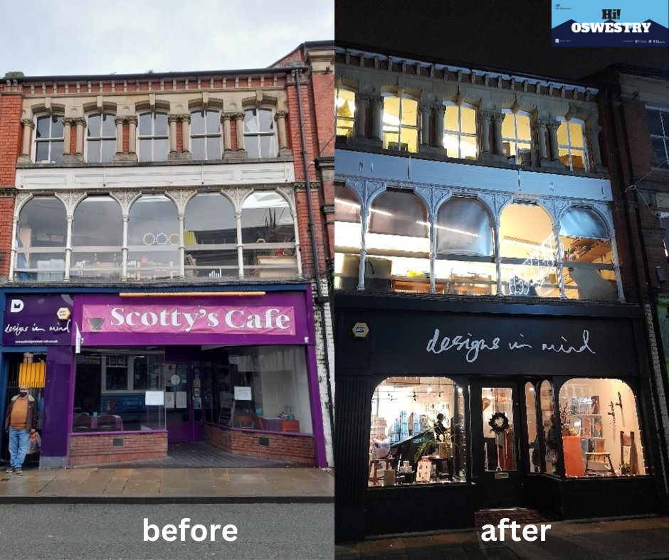 Have you seen <a href="/DesignsInMind/">Designs In Mind</a> new shopfront? 😍 Thanks to grant funding, the social enterprise have recently expanded and opened up an art shop. <a href="/ShropCouncil/">Shropshire Council</a>  <a href="/OswestryTC/">Oswestry Town Council</a>  <a href="/BidOswestry/">BIDOswestry</a> <a href="/HistoricEngland/">Historic England</a> 
Read more here: orlo.uk/2G5XS #FutureOswestry