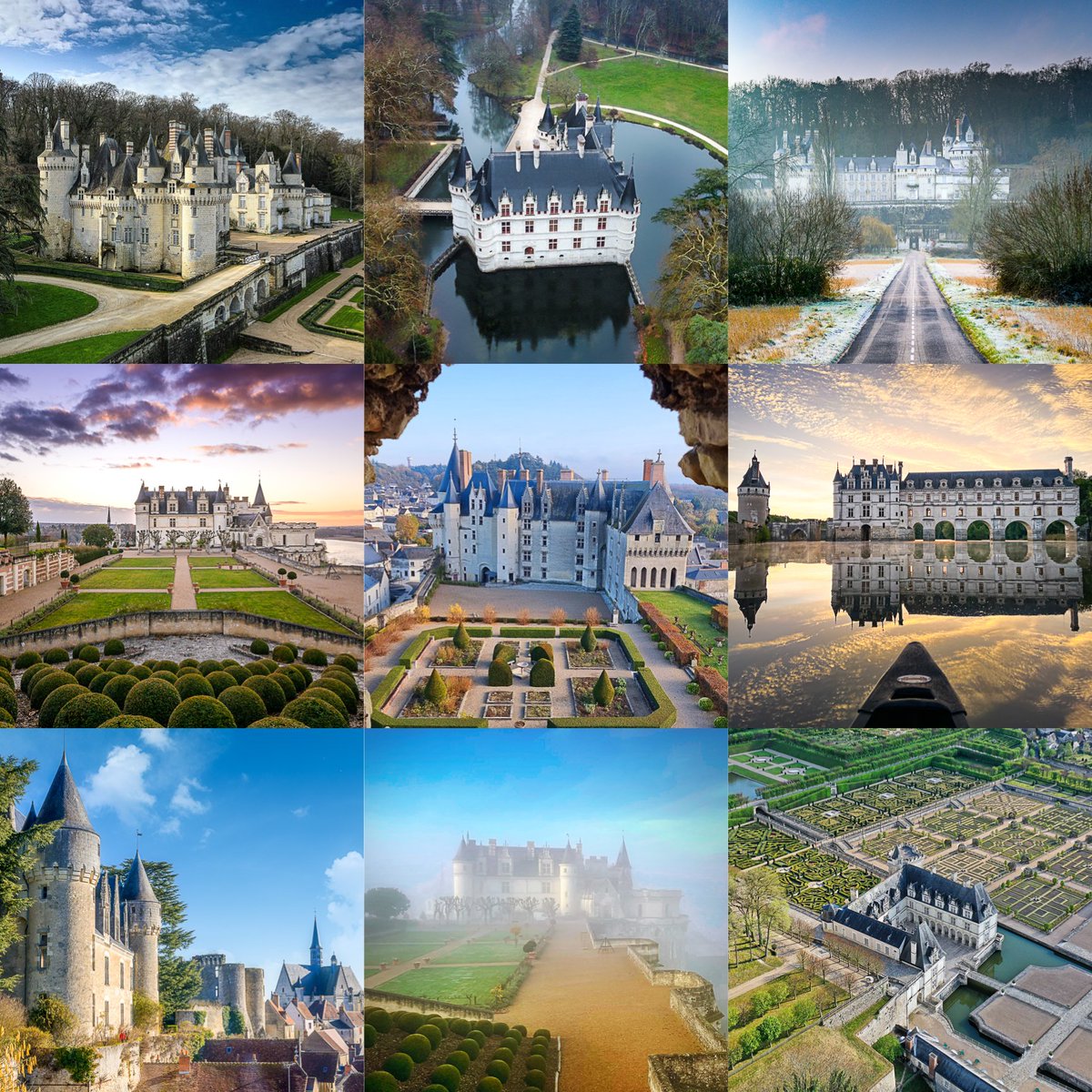 Bonjour Twitter ! 

On commence l'année en vous partageant vos 9 photos coup de ❤️ de la #Touraine en 2022

Suivez-nous aussi sur #instagram pour retrouver + de contenu🥰➡️bit.ly/3Q99nvS

#bonneannee2023 #Mardi #photo #ByeBye2022 #magnifiquefrance #Tourisme #France