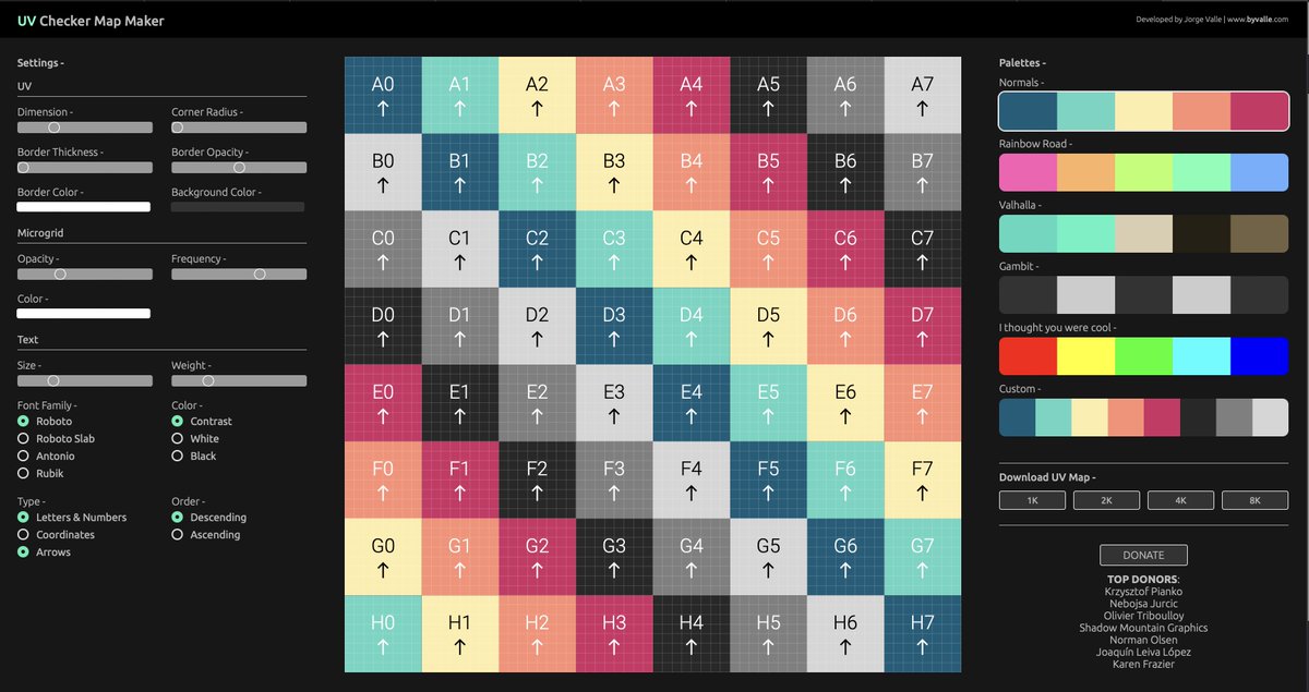 henningsanden's tweet image. Incredibly handy tool for instantly making your own UV checker maps!
byvalle.com/UVchecker/
