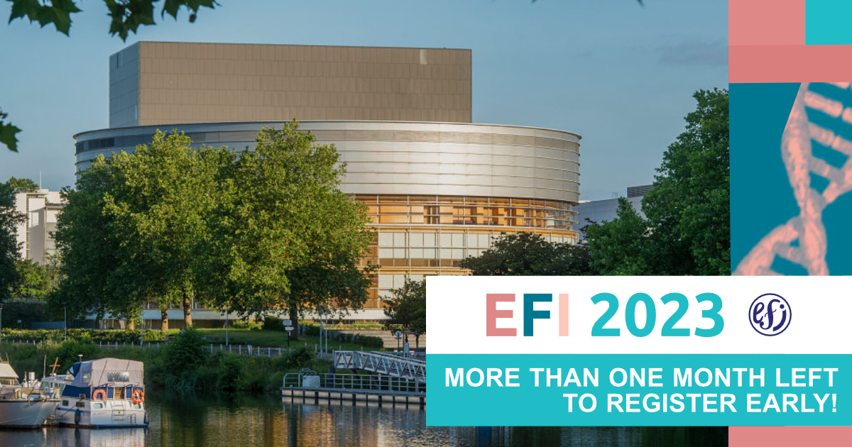 What better way to start the New Year than to register for #EFI2023! Grab your early bird tickets by 15  February 2023 👉efi-conference.org/registration 
#immunogenetics #Transplantation #hla #bigdata