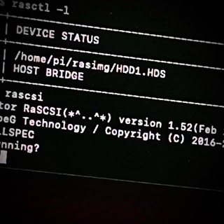 ArtemiaWisfield's tweet photo. SDカード修復作業中に #RaSCSI のVerUpしました　
(動いてるから素人は下手に触らない理論でいたのですが)　
併せて68側から制御できるようになって凄く便利！　
SCSIで繋いでるラズパイを68で落とすとかもう訳が解らないのですが電源ブツ切り卒業です https://t.co/9I62cjxi8x