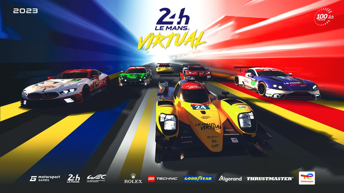 The 24 Hours of #LeMansVirtual is right around the corner, and here is your official poster🔥 Are your hype levels rising?📈 🗓️ 14-15 January 2023 📍Circuit de la Sarthe 🇫🇷 📺 @TraxionGG / @FIAWEC / @24hoursoflemans