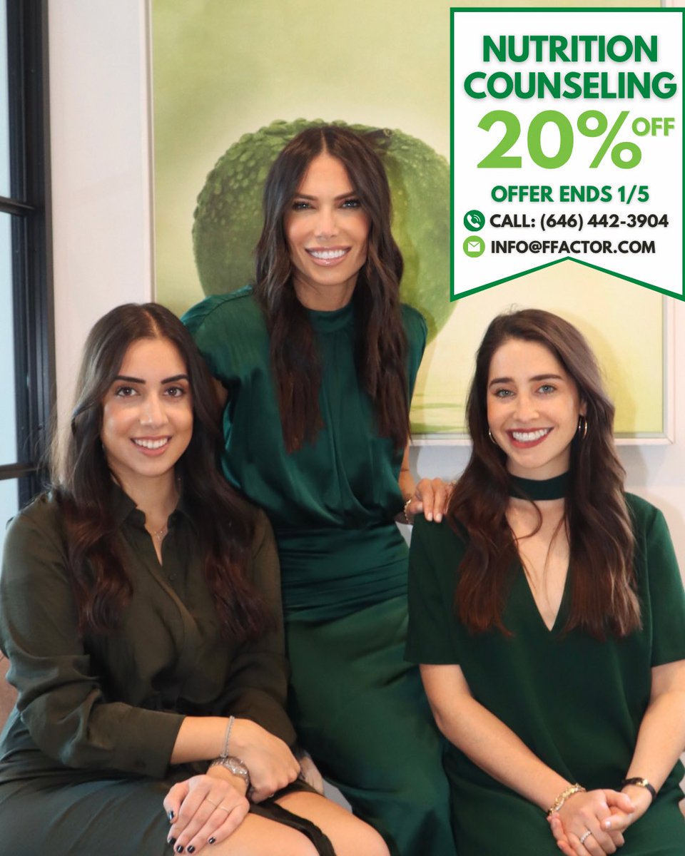 🍏 F-FACTOR NUTRITION COUNSELING
PACKAGES ARE 20% OFFTHROUGH 1/5

✨ New Year, Healthier YOU! There’s no better time to start your Health Journey than today! Email- info@ffactor.com 

#healthylifestyle #HealthyLiving #weightloss