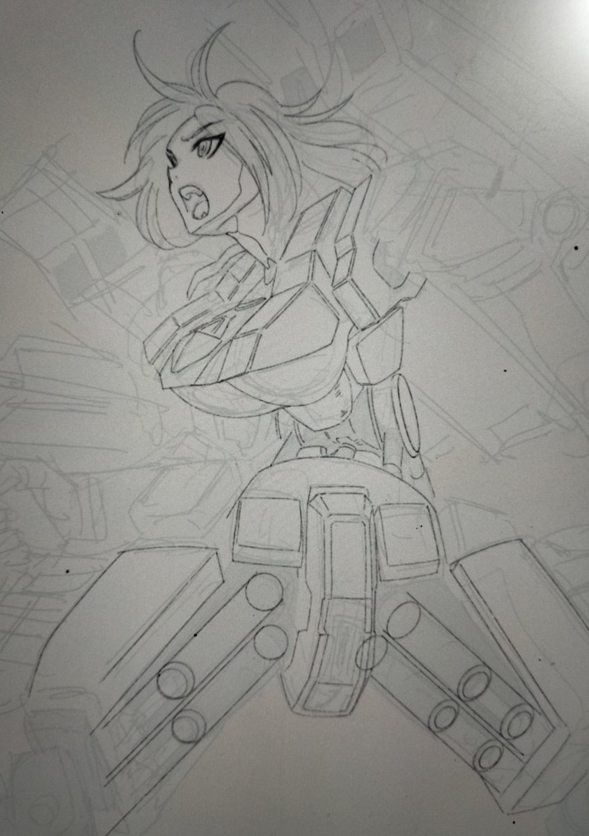 去年は描きたくても描けなかったので正月はエンジョイしながら描いてました☺️画は気分転換も兼ねてリク絵とリク絵の間に描いてる人型タンクさんです 