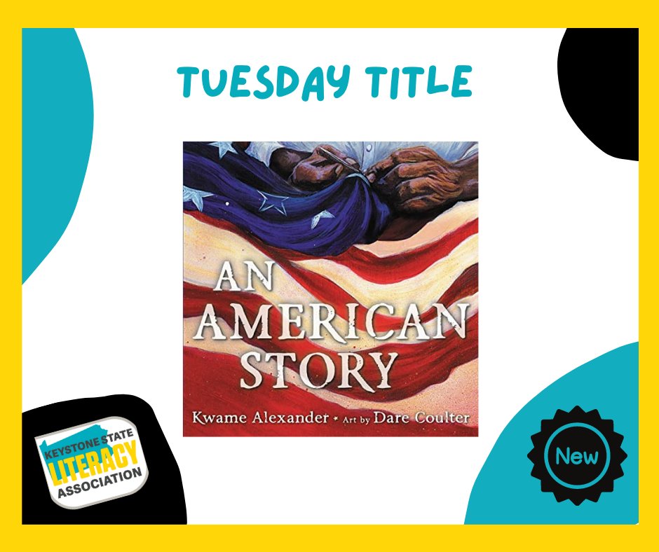 KSLAliteracy's tweet photo. A new year brings the promise of so many amazing new books! Our first #TuesdayTitle feature of 2023 is AN AMERICAN STORY written by @kwamealexander and illustrated by @darecoulter. The book received 4 starred reviews!⭐️⭐️⭐️⭐️Here's one from @kirkusreviews: https://t.co/8PuIUb6F9B https://t.co/XJeitkbACi