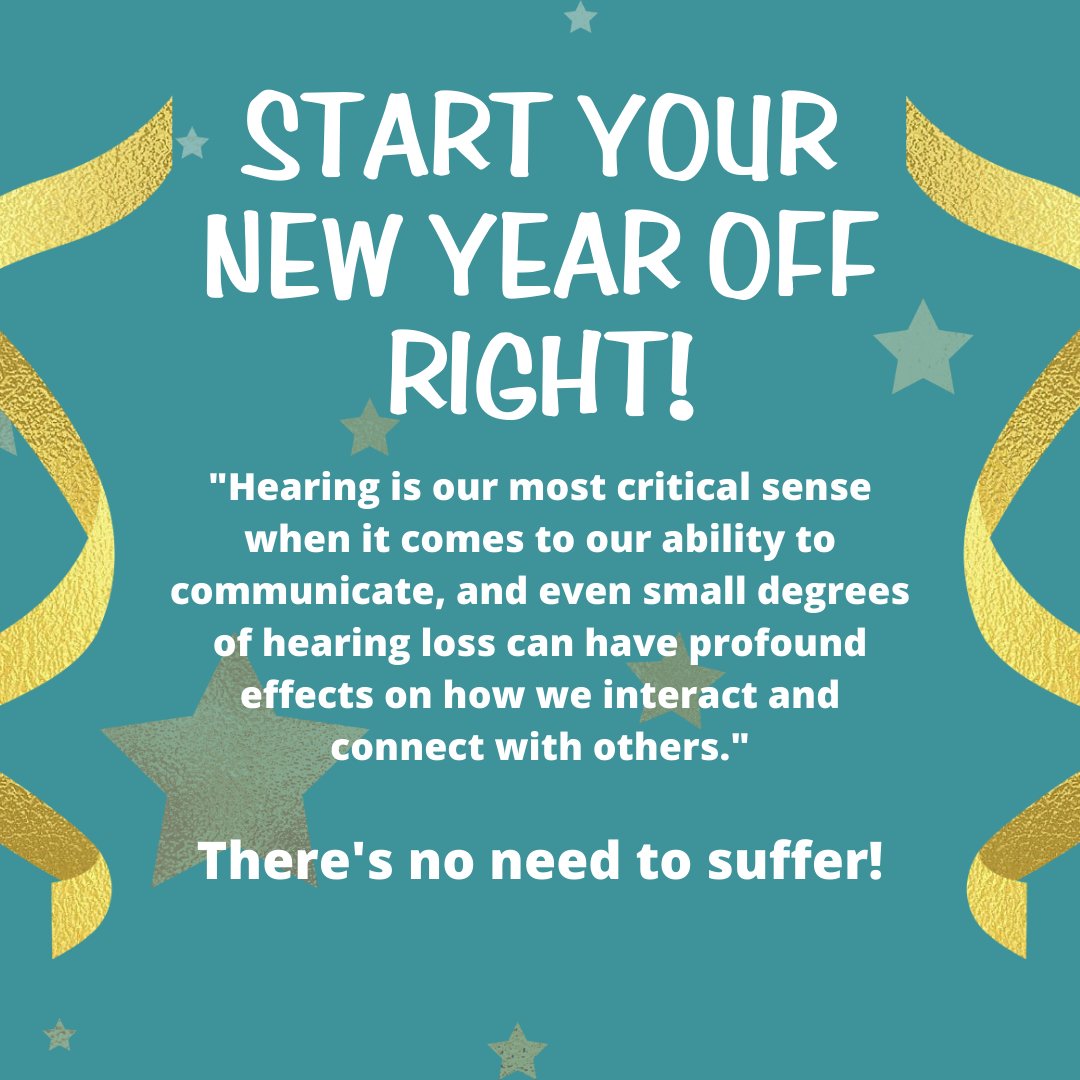 Our hearing is far more important than you think. Hearing loss not only has consequences for our social lives but can also have physical effects as well. 👂

Start your new year off right and take our online hearing screener. 👉 southbayhearing.com/online-hearing…👈