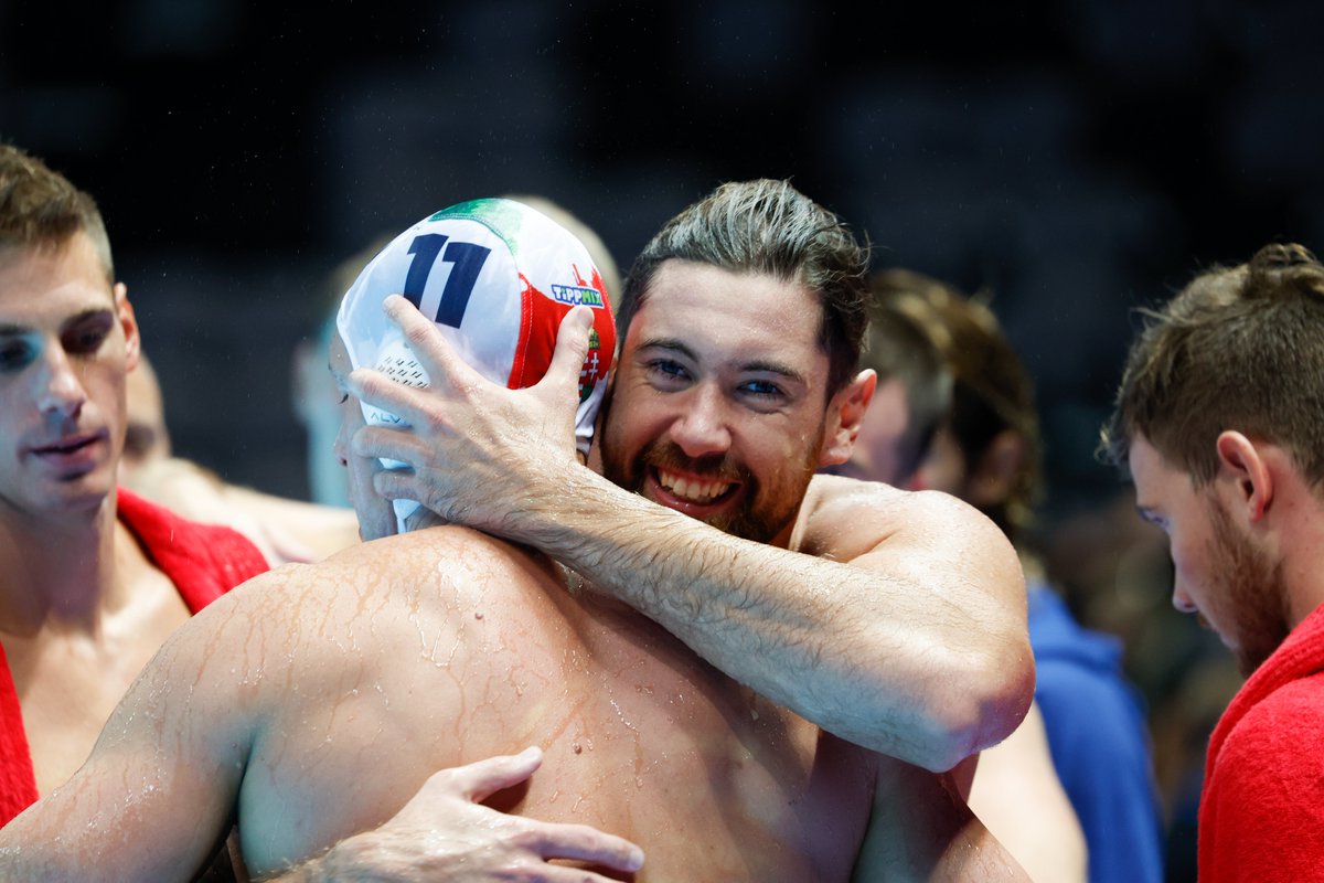 EuroAquatics's tweet photo. No better feeling ๐ญ๐ท
#wp2022split brought on plenty of emotions. Hereโs a look back at some of the best celebrations ๐ฅ
#waterpolo https://t.co/iNqamiZp2t