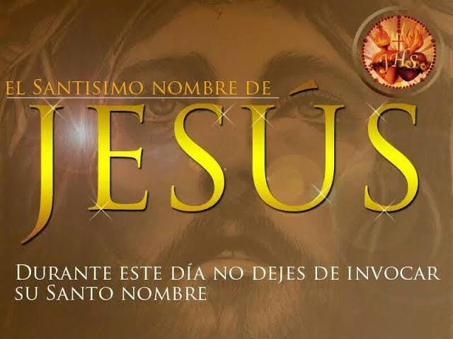 SergioArbAsc's tweet image. Santísimo Nombre de Jesús. 
Durante este día, no dejes de invocar su Santo Nombre.
#SantísimoNombreDeJesús
#HolyName 
#SaintNom