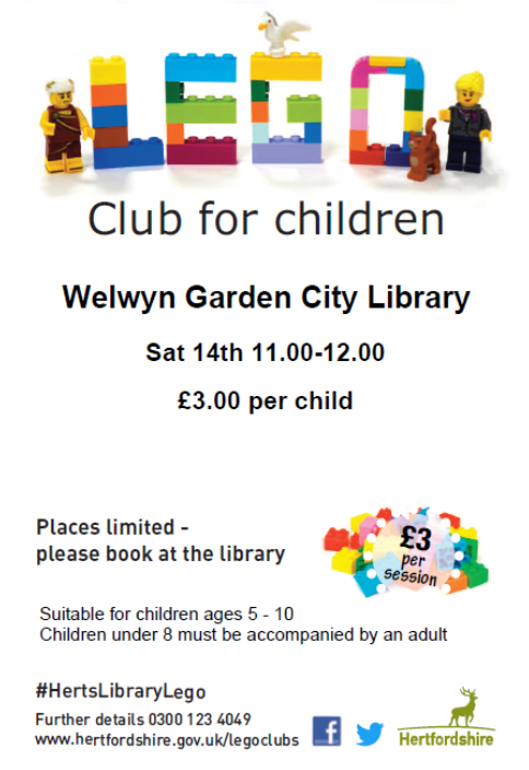 WGC_Central_Lib's tweet photo. Who's ready for more Lego Club fun? 

Come to WGC Library to be creative and build your own this Saturday morning, January 14th, from 11am to 12pm! 

Check out all the information on the poster! 

#HertsLibraryLego #LegoClub #Lego https://t.co/MxccLHvyRU