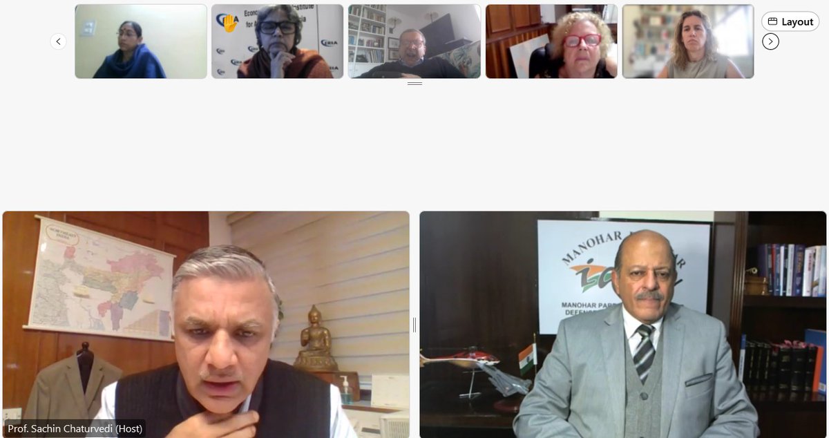 SujanChinoy's tweet photo. As joint lead Chair of TaskForce3 of @T20org @g20org it was useful to participate in 2nd virtual meeting organised by lead Chair Prof @Sachin_Chat @RIS_NewDelhi & attended by Co-Chairs from across the world.A range of ideas were floated on workstreams, side events &Policy Briefs https://t.co/jQrswhXfj2