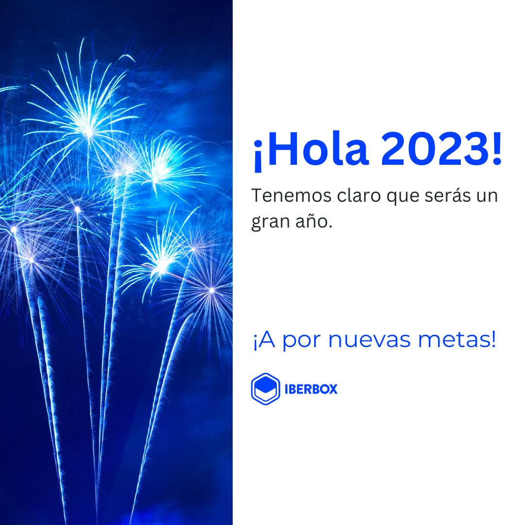 iberboxcom's tweet image. !A por nuevas metas! 
Tenemos claro que este 2023 será un gran año.

☁Iberbox

#2023 #nuevasmetas #iberbox