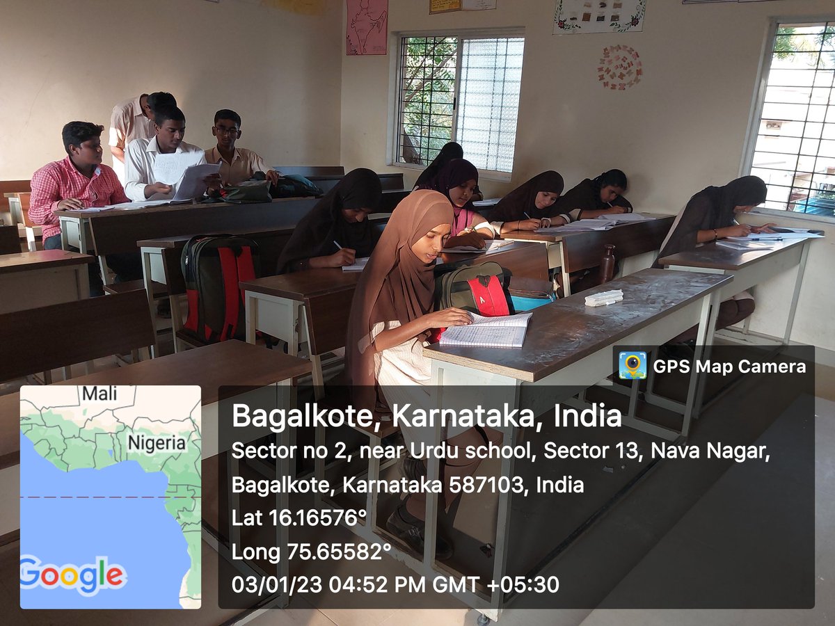 Evening self study. MAMS 01. Bagalkote.