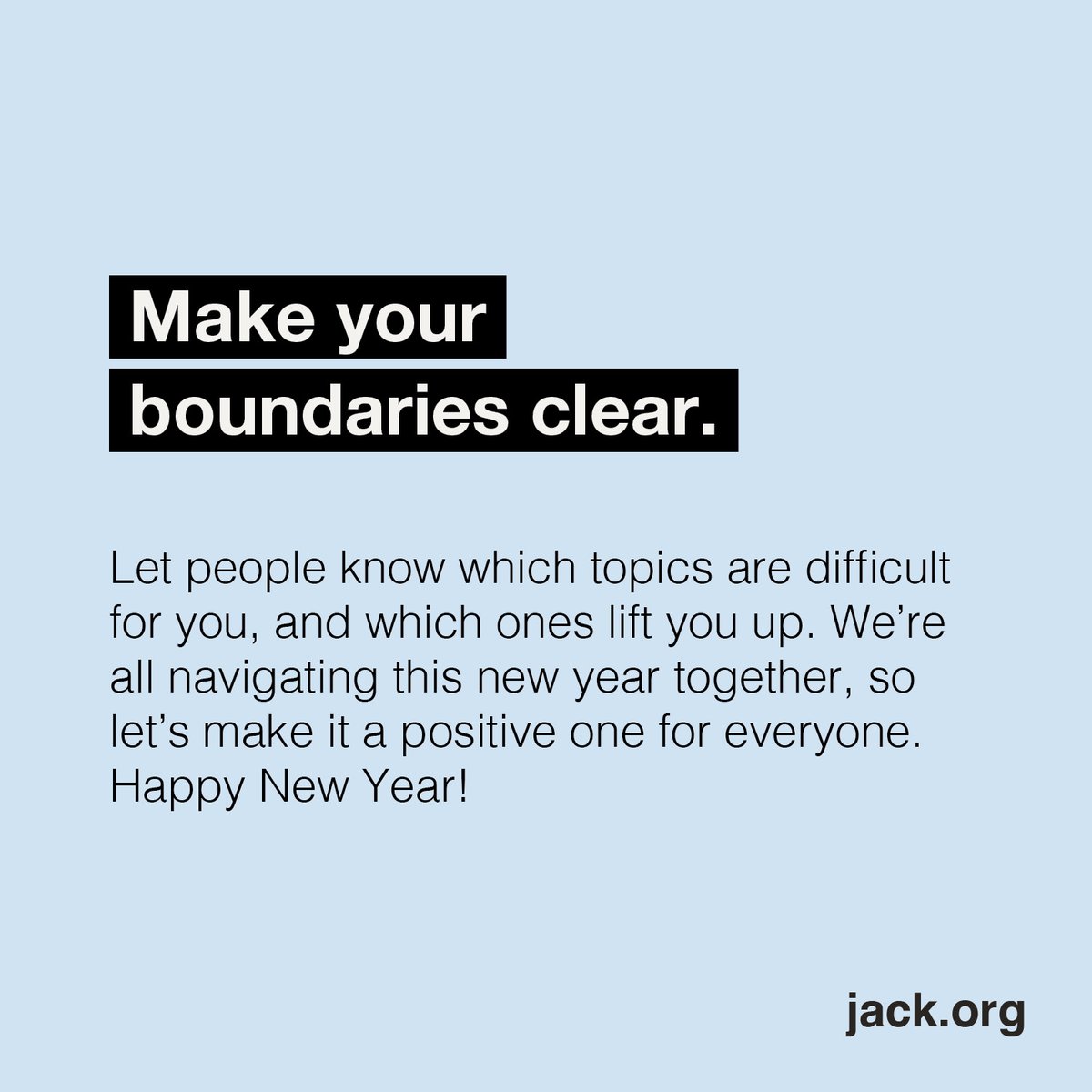 The first week of January can feel very overwhelming, so here is your reminder that if you're having a tough time, you aren't alone, and that there are tools to help you get through this transition to 2023.