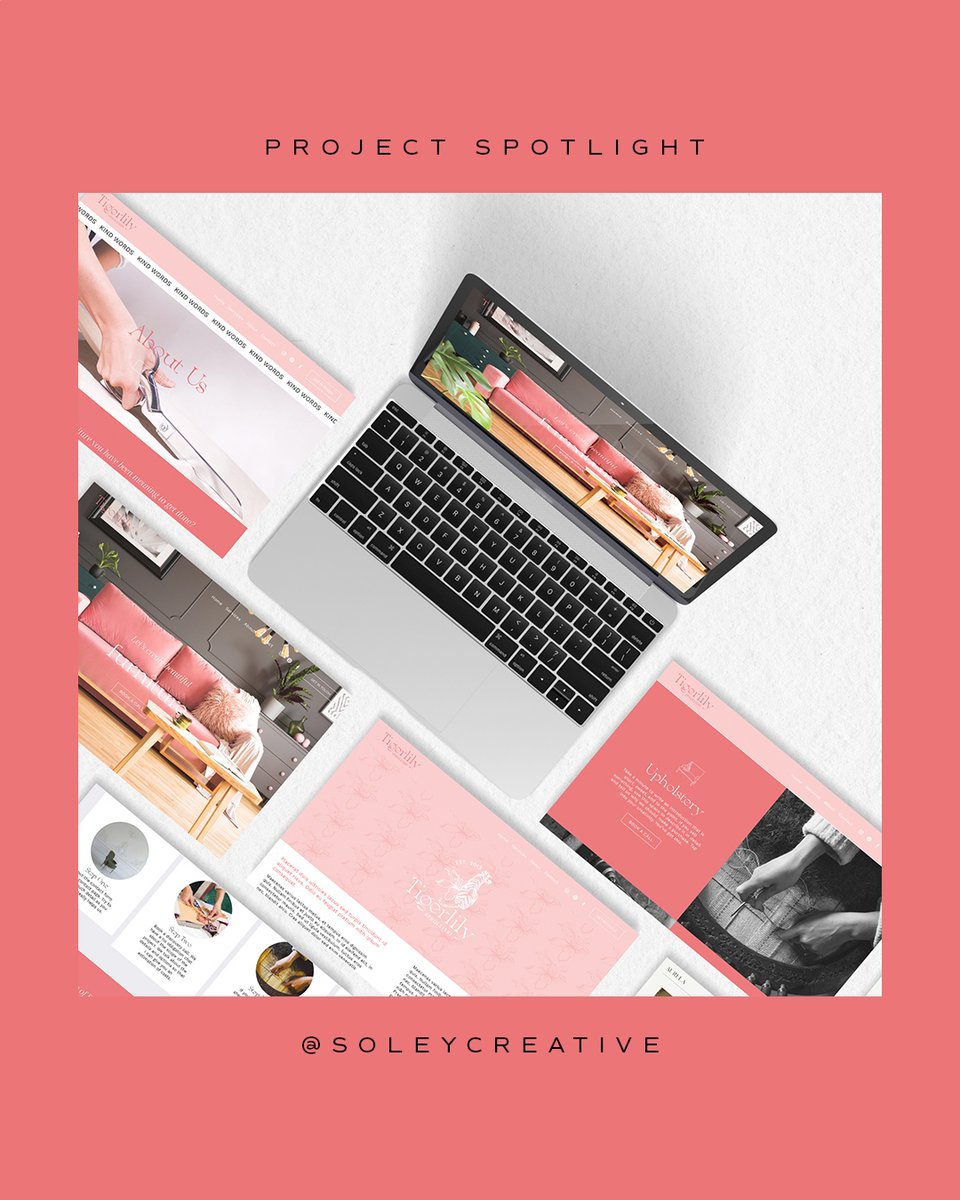 luciannesoley's tweet photo. Tigerlily Upholstery approached us to do a full rebrand 🐅 It was key to be bold with colour and turn classic pieces into modern works of art 💓 What do you think?
#soleycreative #modernbranding #brandidentitydesign #logodesign #brandingagency #brandingdesigner https://t.co/YpZiw5SwDb