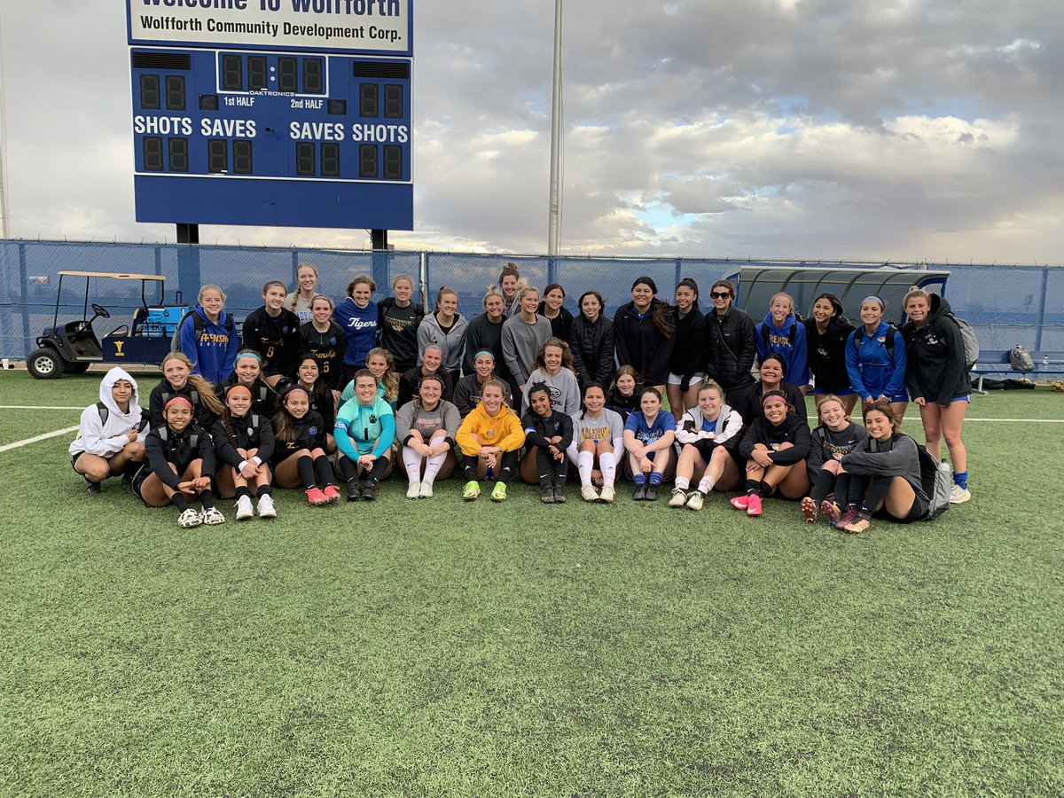 FHSGirlsSoccer3's tweet photo. What a great day yesterday was. This is a young program compared to many, but our Alumni have established something special and we are appreciative!! 
First ANNUAL Alumni game was a success! Now on to tournament season. https://t.co/q00n2Gn4kC
