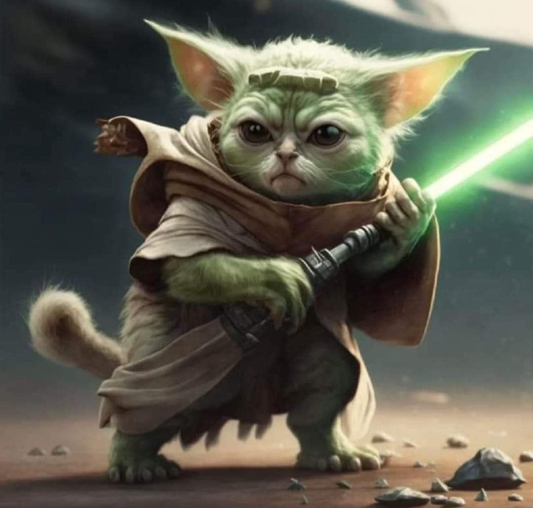 StarWarsEs's tweet photo. Gatos + Star Wars. https://t.co/rchT09wC1F