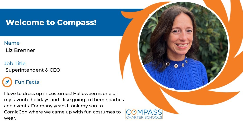 Welcome, to our new #Superintendent & #CEO, Liz Brenner!

#WelcometoCompass #CompassCares #CompassFam #ScholarsFirst #K12Talent #ScholarCentered #CompassExperience