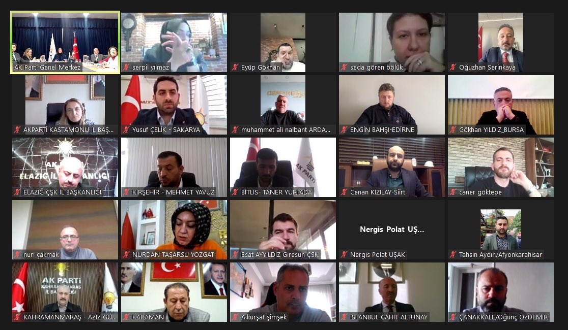 CK_Samsun's tweet photo. Çevrim içi yöntemle gerçekleştirdiğimiz İl Çevre, Şehir ve Kültür Başkanları İstişare Toplantımızda 81 İl Birim Başkanlarımızla 2023 yılında hayata geçireceğimiz yeni projeleri ve çalışmaları değerlendirdik. Hayırlı Olsun @csk_bsk https://t.co/sAs8HBjKE9