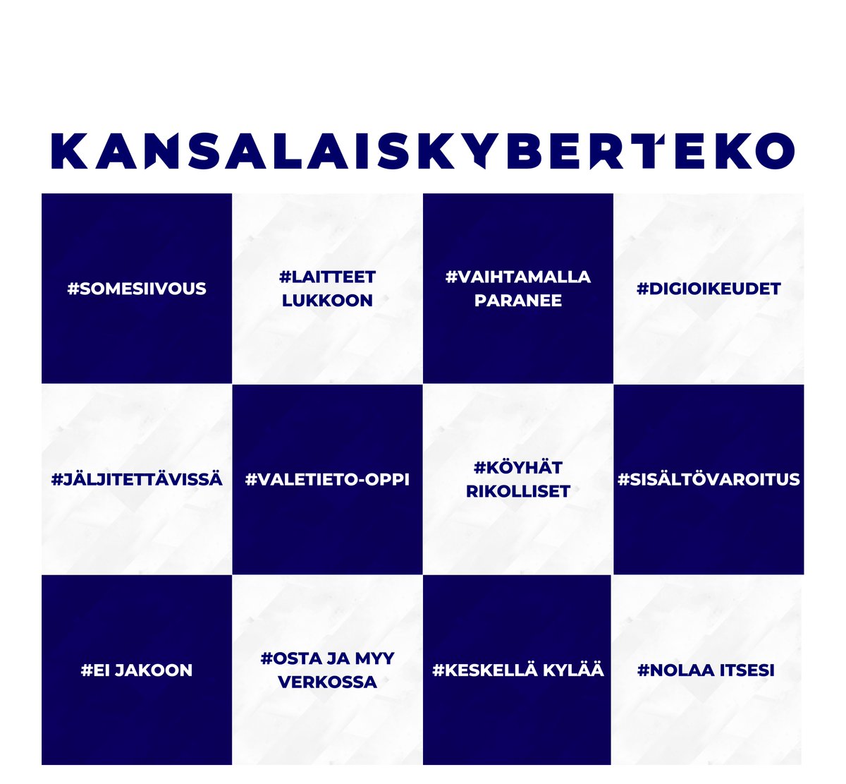 aktiabank's tweet photo. Aktia on mukana @kyberteot-kampanjassa tekemässä digitaalisesta yhteiskunnasta turvallista meistä jokaiselle – ole sinäkin! 
Lue lisää ➡️ https://t.co/rcmQwLLub4
 #kansalaiskyberteko #civilcyberinsats https://t.co/ku1NGggJQG