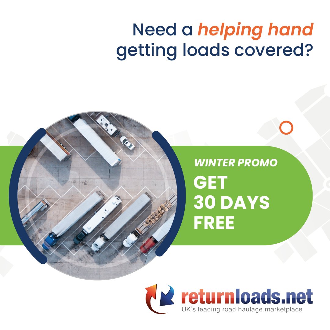 The UK's affordable haulage exchange marketplace that allows you to easily buy and sell haulage loads with credible UK hauliers. Get 30 days completely free with an annual subscription. hubs.li/Q01wtsMn0 

#Returnloads #ExchangeHaulageWork #FreightExchange