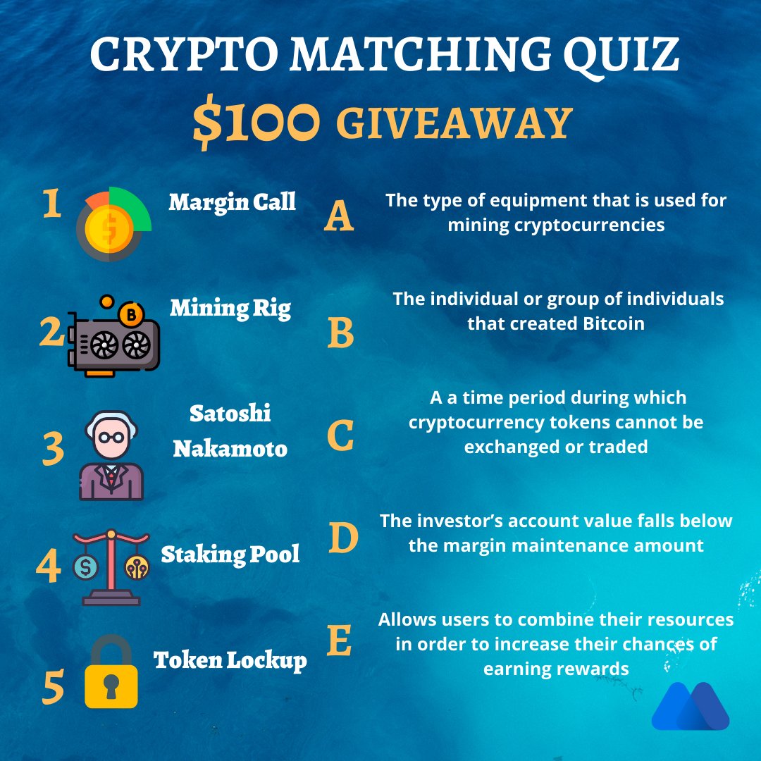 MEXC's tweet photo. #MEXCWedQuiz 🧐 Match the crypto terms to their definition!
1️⃣ Follow @MEXC_Global, Like & RT the post
2️⃣ Comment your answer and tag 2 friends
5 winners will be picked to get $10! 🔥
Ends in 48hrs. Good luck!
#MEXCGlobal #Cryototerms #findnextmoonshot https://t.co/q2fC0uUl4v