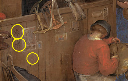 Teszelszky's tweet photo. The funny thing is that #graffity is visible on the bench around the images. #Earlymodern #troling? 8/end https://t.co/qC0V18tmqj