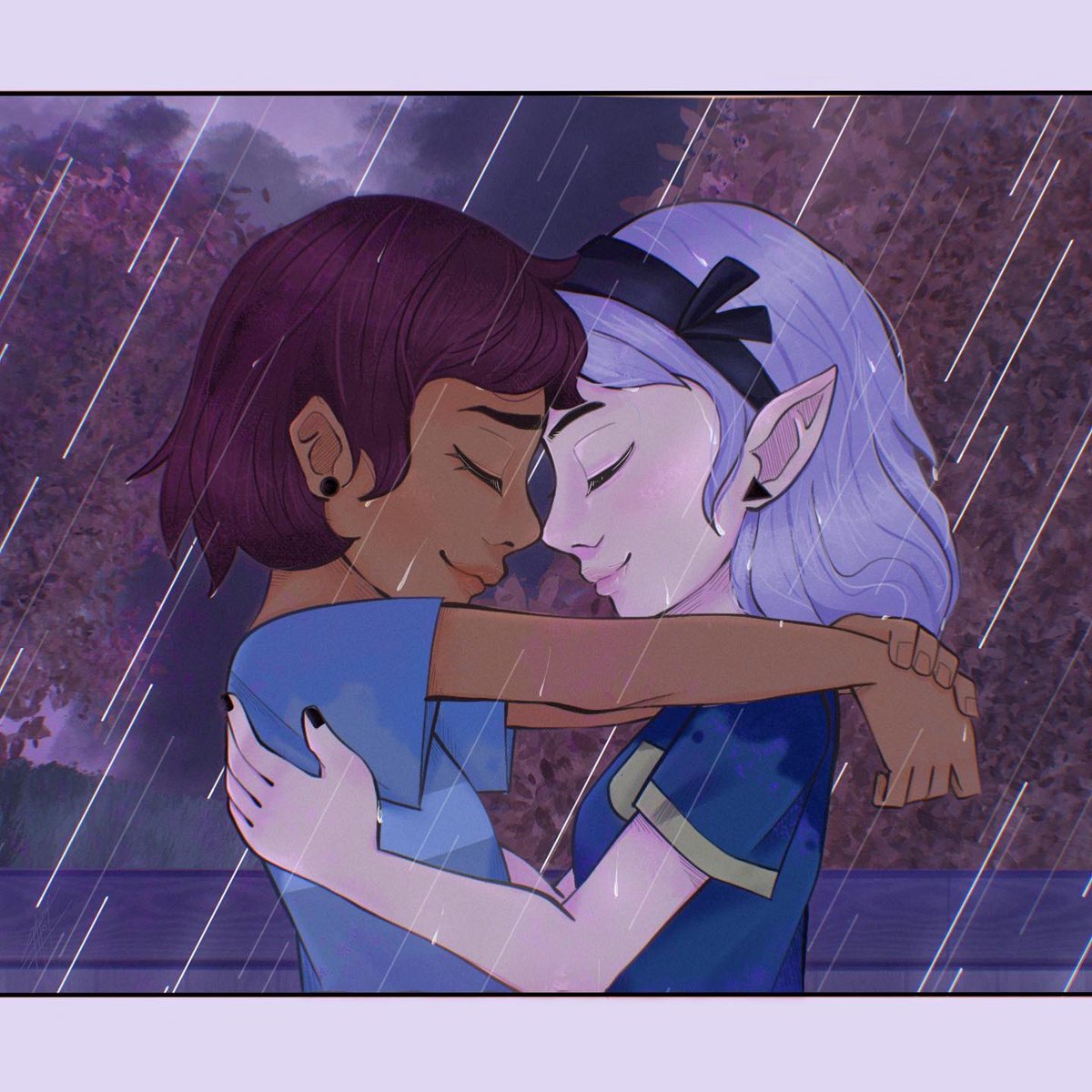 Luz and Amity💕
First drawing of the year!

#lumity #TheOwlHouse #Luz #Amity