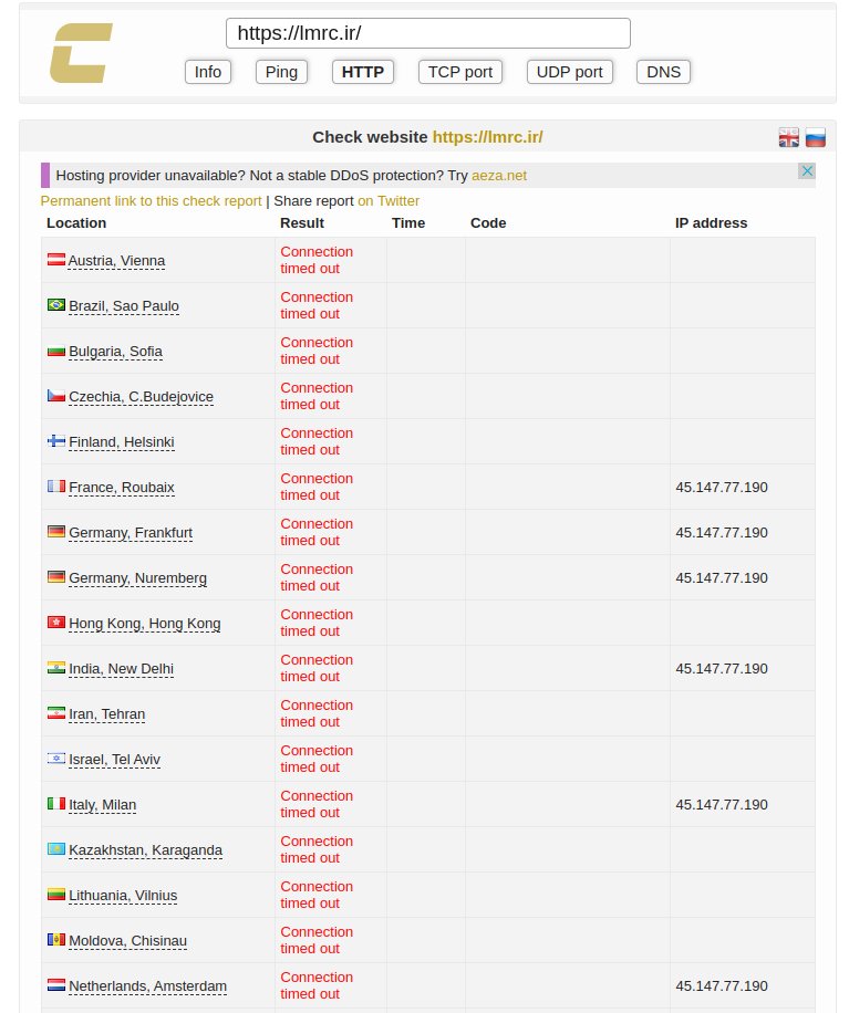 Hacking lmrc.ir was one of the first attacks we performed during #OpIran . To honor that day, we are ddossing it right now.
#Anonymous