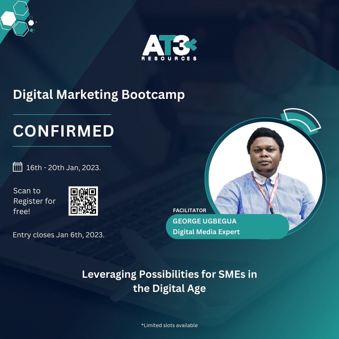 At3Resources's tweet photo. Meet George Ugbegua, a digital media expert who has vast knowledge of the Nigerian Digital Media Landscape with experience in Web development, Digital Strategy development, PPC, Search    Optimization, Content Development, Influencer Management as well as    Digital Analytics. https://t.co/YAqrbqwxpy