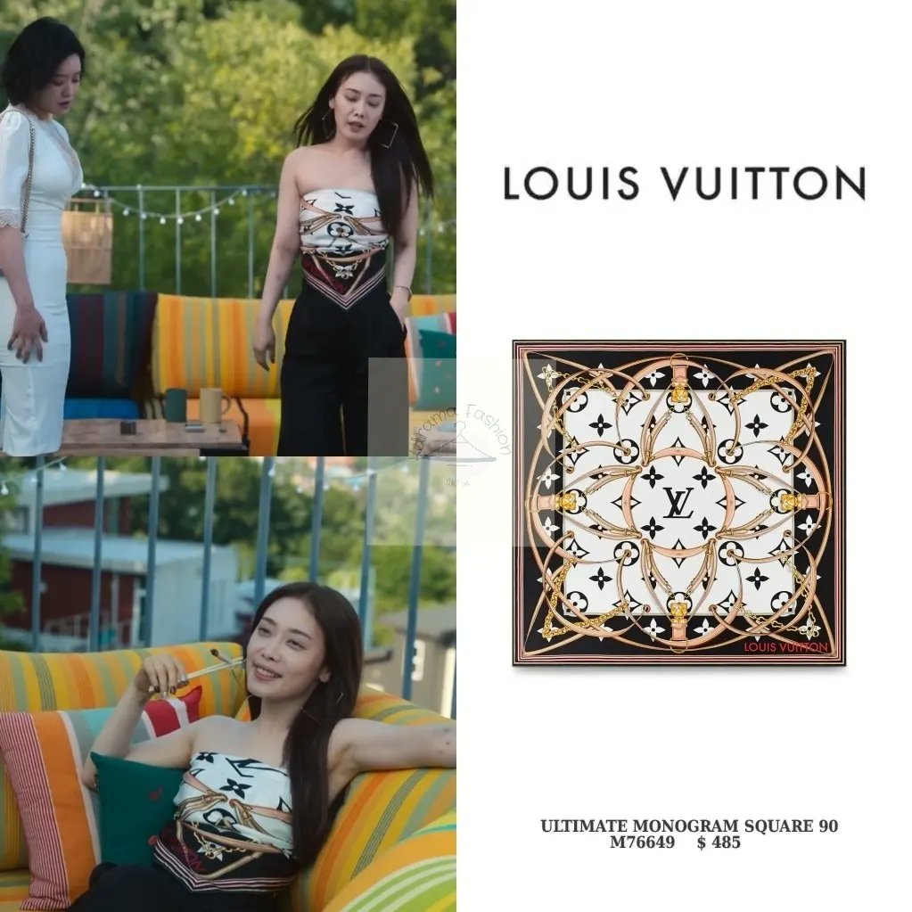 Kdrama_Fashion on X: #KimHieora wore #LOUISVUITTON Scarf in
