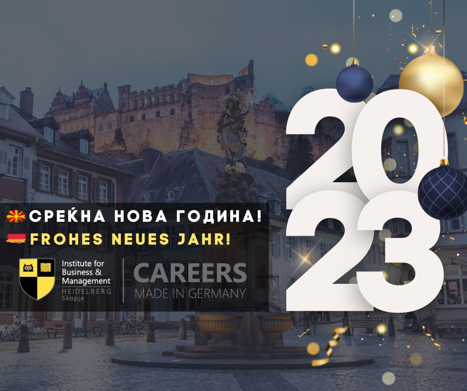 🎆 Ви посакуваме среќна и успешна нова година и Ви благодариме за довербата и за тоа што сте дел од нашето големо семејство!

2️⃣0️⃣2️⃣3️⃣ TOGETHER WE CAN! 
#SuccessCanBeLearned #NewYear #Happy2023