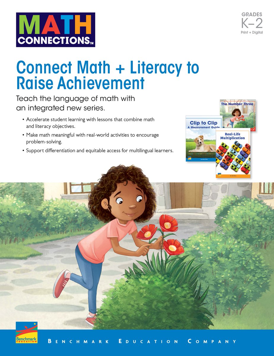 <a href="/BenchmarkEdu/">Benchmark Education</a>
's NEW Math Connections incorportate math concepts &amp; problem-solving skills into reading &amp; literacy instruction. Math Connections build math vocabulary, provide real-world activites, provide equitable access for all scholars. DM me for info. benchmarkeducation.com/benchmarkeduca…