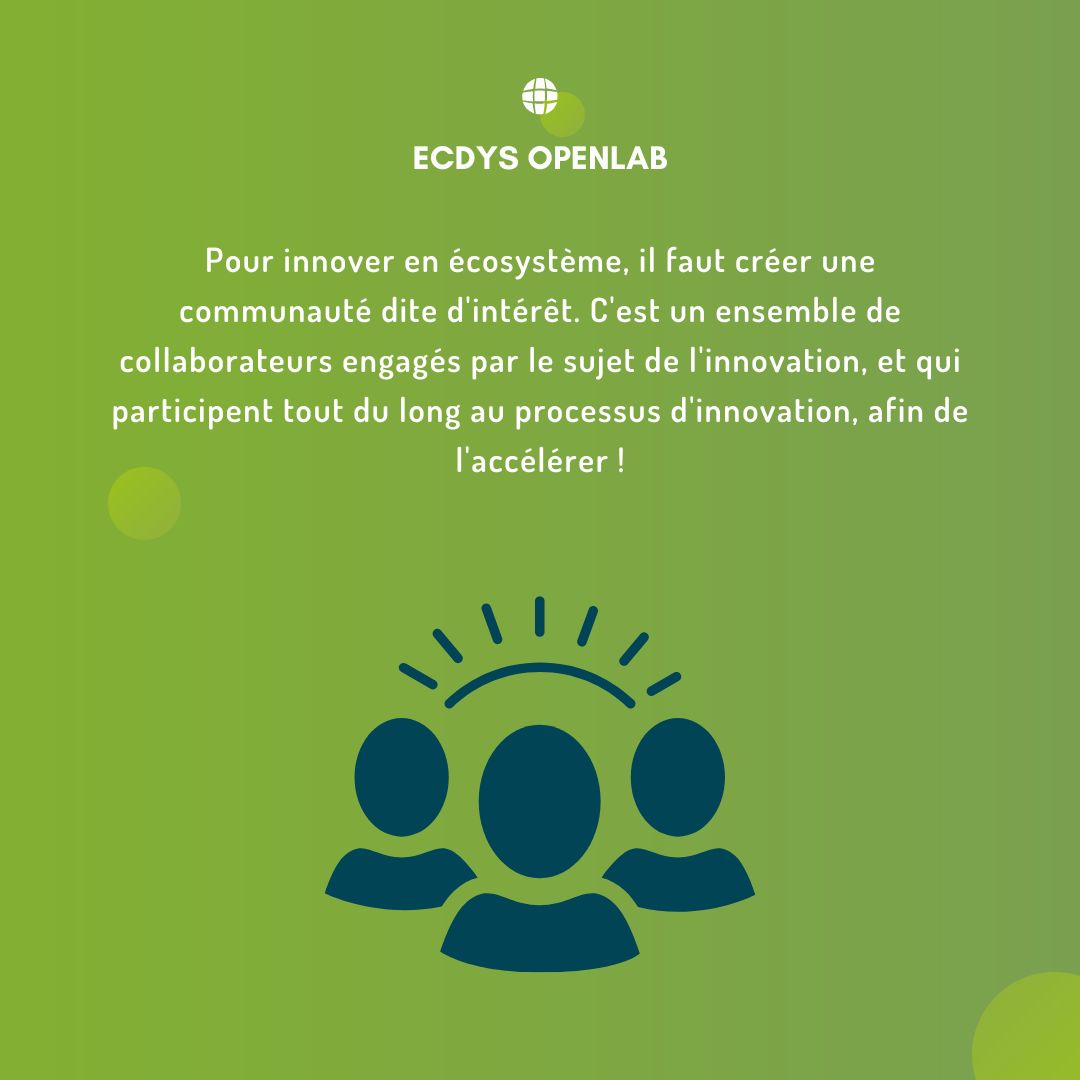 ECDYS_OpenLab's tweet image. Pour découvrir les clés de succès de cette démarche, consultez notre post ci-dessus. Dans notre prochain post, nous aborderons : Comment partager les recherches et coûts d&apos;une innovation ? #innovation #transitions #croissance #businessgrowth #entreprise #ecosysteme
