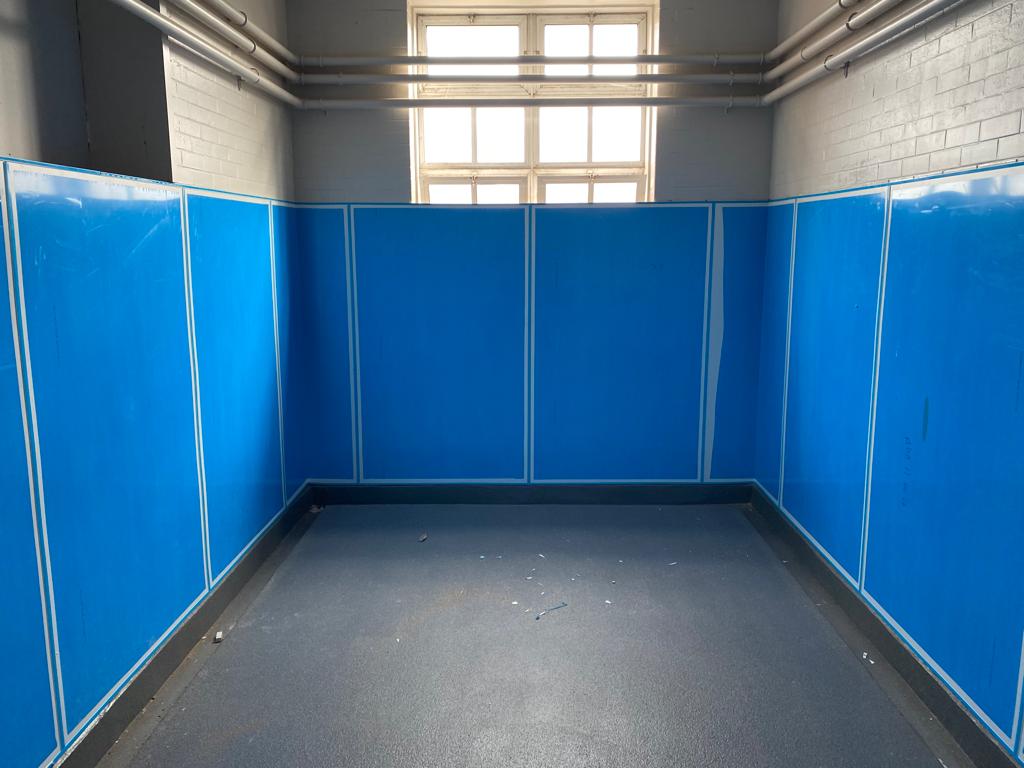 Early in 2022 we installed our Aspen White PVC wall cladding to a large changing room &amp; shower area as part of an upgrade at a #school. <a href="/Polyflorltd/">Polyflor</a> Polysafe vinyl flooring in Nordic Grey was also fitted throughout, plus resin flooring to the shower area.
