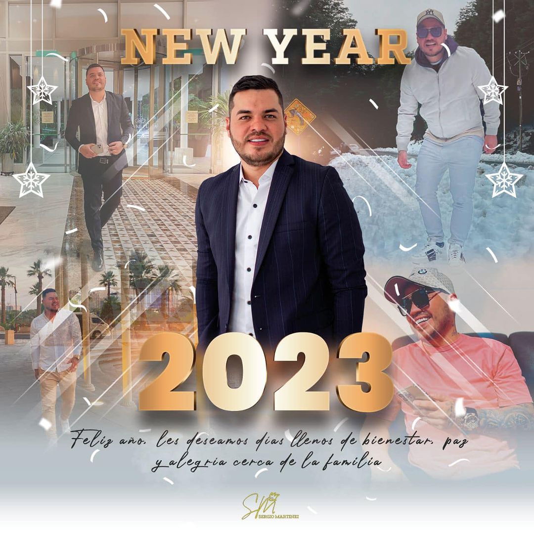SergioMart__'s tweet photo. ¡Feliz Año Nuevo! Que todo lo que llegue sea mejor de lo que buscas, dure más de lo que esperas y te haga más feliz de lo que pudiste imaginar. https://t.co/VSmwABoEt9