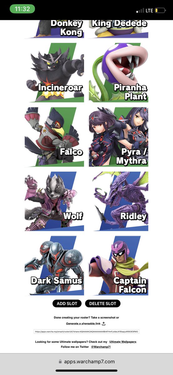D3land3r's tweet image. Red = Best Character. Purple = Mains. Green = Secondaries. Blue = Pockets #SmashUltimate #postyourrosterultimate #heavymain #mains #secondaries #pockets
