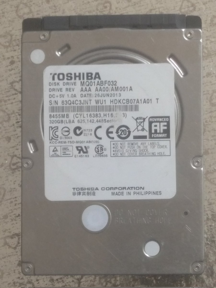 DEVENTAS76's tweet image. Disco Duro Sata de 320 GB, usado pero en excelente estado operativo, Ideal para Laptops, PC.
Vendedor 100% responsable
Las fotos publicadas son reales
Nota: solo me queda una unidad
No somos Tienda Física,
Lo Mejor.. entregas personales (cero 🚫 estafa 😎) 
Aprovecha y Compralo