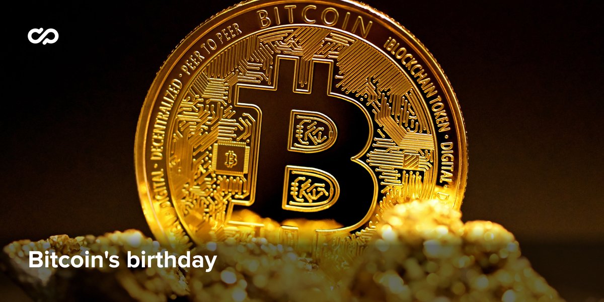 cryptopay's tweet photo. ⚡️Today Bitcoin network is celebrating its 14th anniversary. 
On January 3, 2009, Satoshi Nakamoto mined a genesis block of 50 bitcoins.
The price of BTC on that day was $0.0008 💰 

$BTC #Bitcoin14 #cryptocurrency #cryptotrading #cryptoinvesting #cryptopayment #cryptopay https://t.co/ovZa9pWlsZ