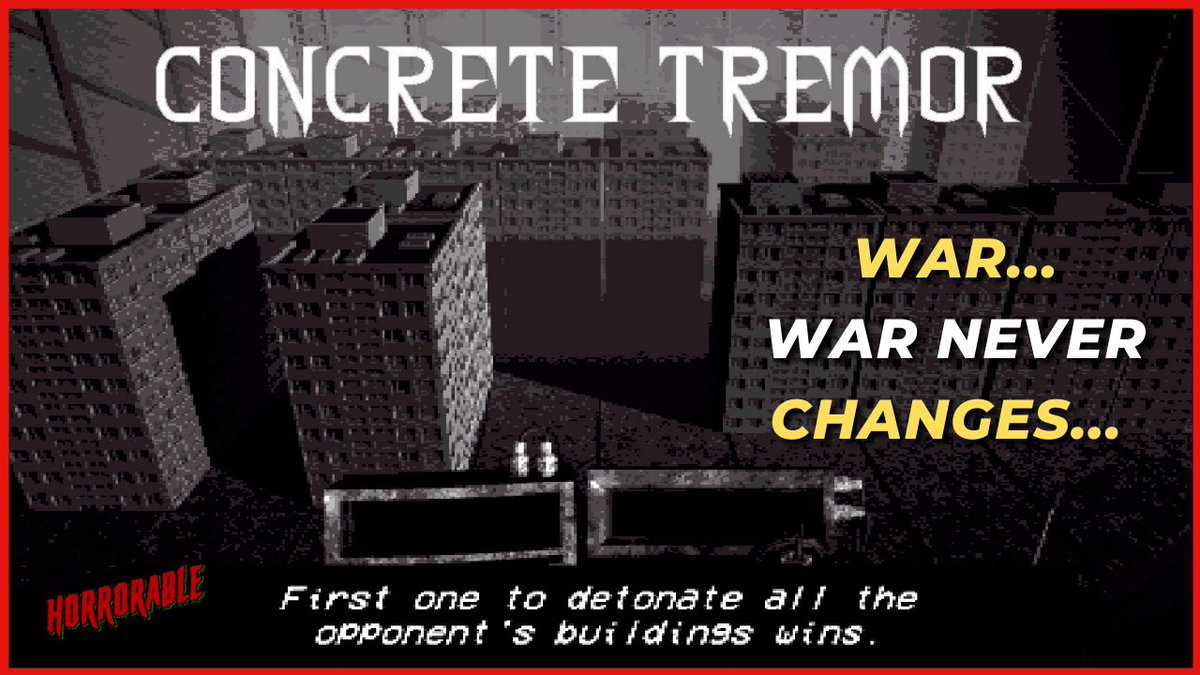 It's Battleships! But in a bleak, apocalyptic setting that rings strangely familiar...

Are you ready to play Concrete Tremor?

youtu.be/7RiHgXFqgfA

#scifi #horror #indie #IndieGameDev #mikeklubnika #horrorable #TuesdayFeeling