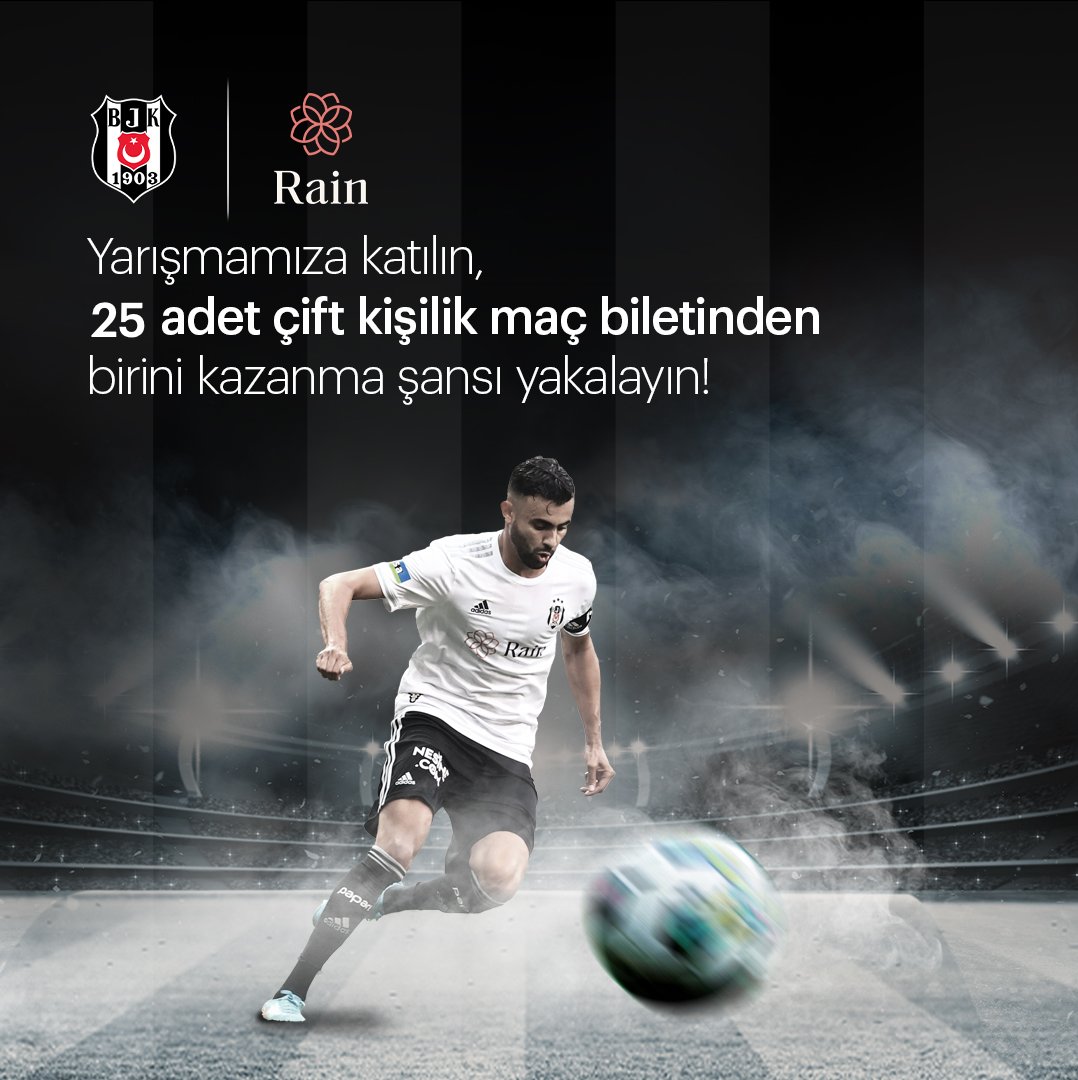 Rain_Turkiye's tweet image. Beşiktaş - Kasımpaşa maçına tam 25 adet çift kişilik maç bileti hediye!

- Bu tweet'i RT et,
- @rain_turkiye hesabını takip et,
- Bir arkadaşını bu tweet'in altına etiketle ve bizi takip etmesini sağla,

25 adet çift kişilik maç biletinden birini kazanma şansı yakala!