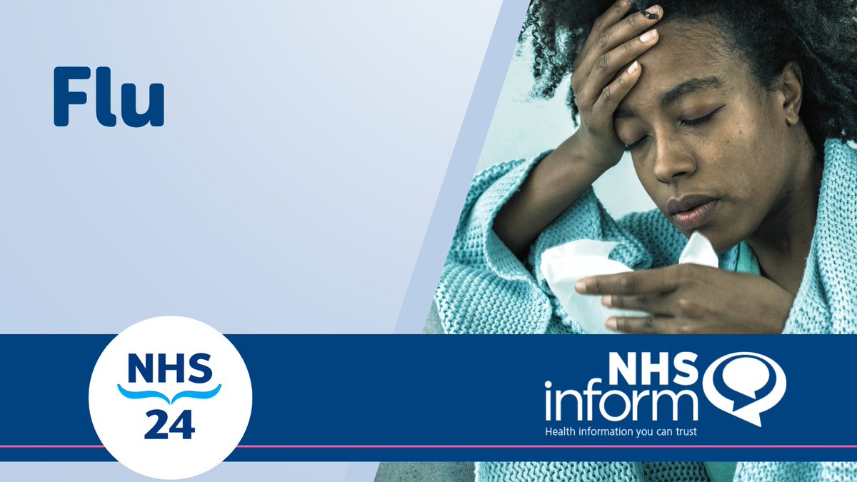 Flu is a common infectious viral illness spread by coughs and sneezes. It can be v. unpleasant, but you'll usually begin to feel better within a week.

For more info about how to treat flu and other winter illnesses visit -
🔗nhsinform.scot/winter-illness

🔗nhsinform.scot/self-help-guid…