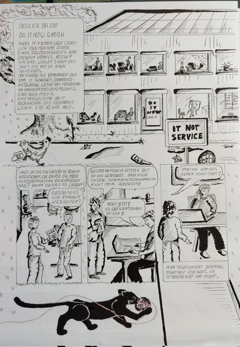 stork_regina's tweet photo. Seite 2 meines ersten Comics auch mit Inking geschafft.
#meinerstercomic #seite2 #itsquad https://t.co/t0KRV0zzLC