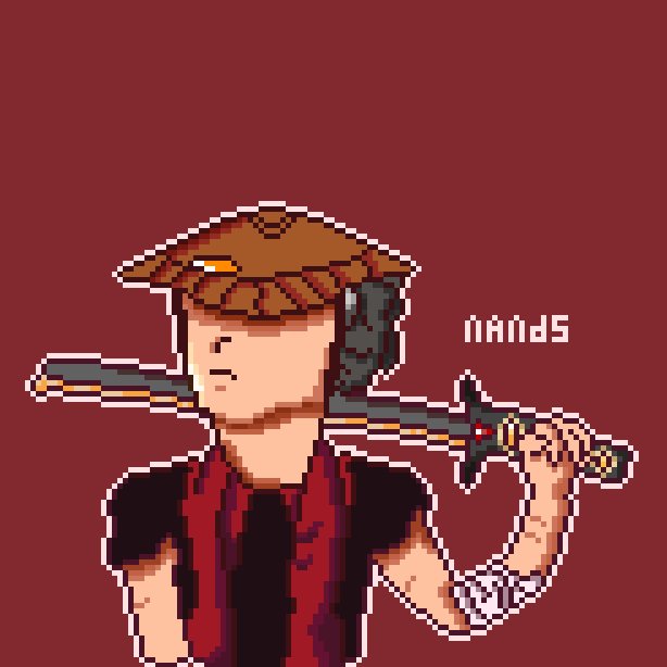 Nand0sin's tweet photo. mais uma pixel art, tentando desenhar mãos :)

#pixelart #pixelartist #ArtistOnTwitter https://t.co/Q8INe06XY8