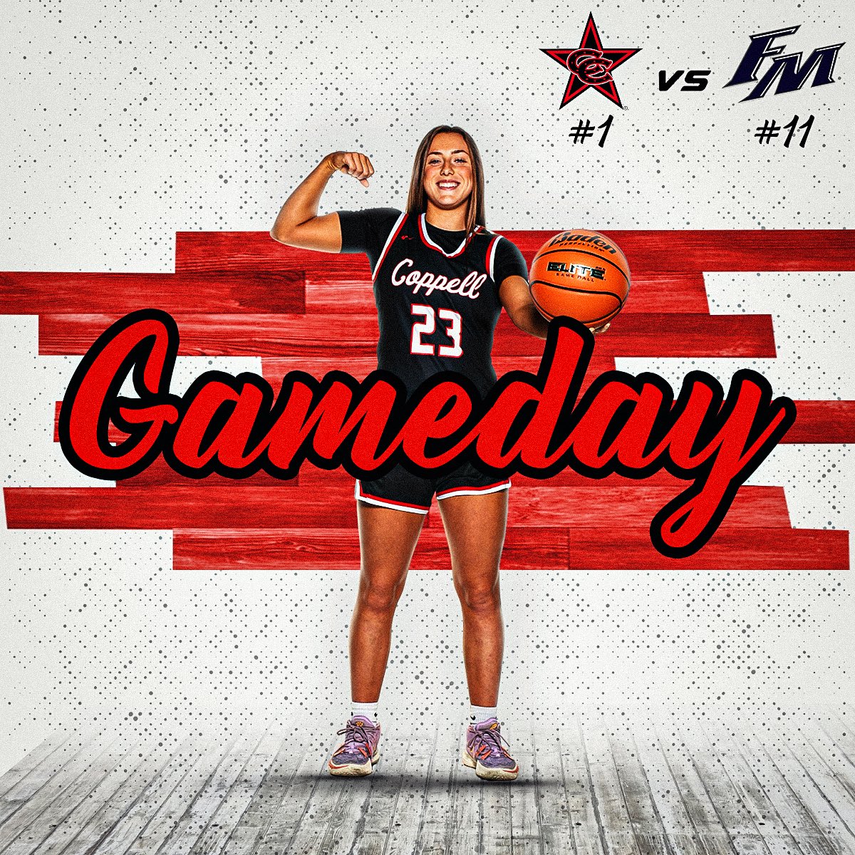 🚨Game Day🚨
🆚 #11 Flower Mound 
📍<a href="/CoppellHigh/">🏫 Coppell High School 📚</a> 
🕜JV at 5:00PM
🕑Varsity/Freshman B at 6:15PM
🕒Freshman A at 7:30PM
<a href="/TXHSGBB/">#TXHSGBB—TXHSGBB.com</a> <a href="/Tabchoops/">𝙏𝘼𝘽𝘾🏀📋</a>