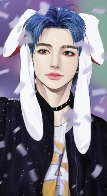 어쩌다 보니 스트레이키즈 그리고 있는 나..용복이는 뮤비 현진이는 @ nabi_320 님 사진 참고했습니다..! 