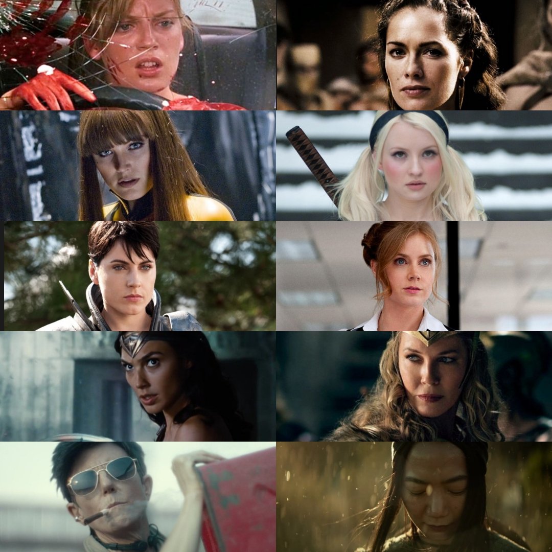 callouswayne's tweet photo. the absolute badass women in Zack Snyder films https://t.co/fR0a6nqD9T