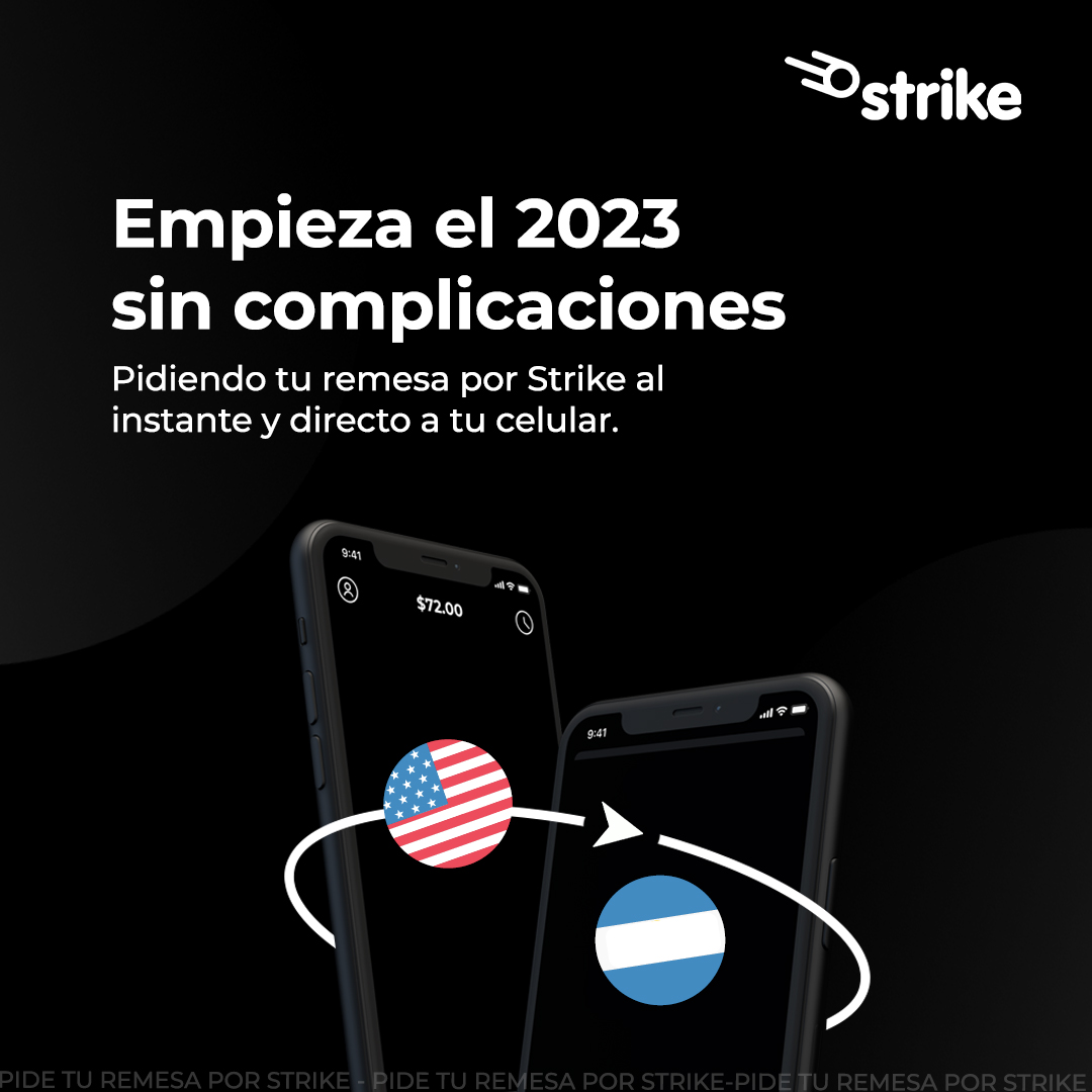 ✨Empieza el año de la mejor manera: Sin complicaciones. Pide tu remesa por Strike, directo a tu celular. 🇺🇸⏭️🇸🇻

Además aprovecha beneficios exclusivos: sites.google.com/strike.me/prom…