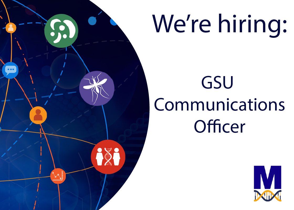 Happy New Year 🎆

If your resolution is to make an impact by communicating #genomics and #PublicHealth, why not apply to be the GSU Communications Officer at <a href="/sangerinstitute/">Wellcome Sanger Institute</a>?

sanger.wd3.myworkdayjobs.com/en-US/Wellcome…

@Sangercareers #SciComm
