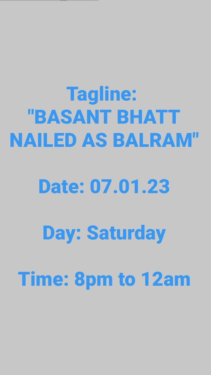 BasantBhattDiaries tweet media
