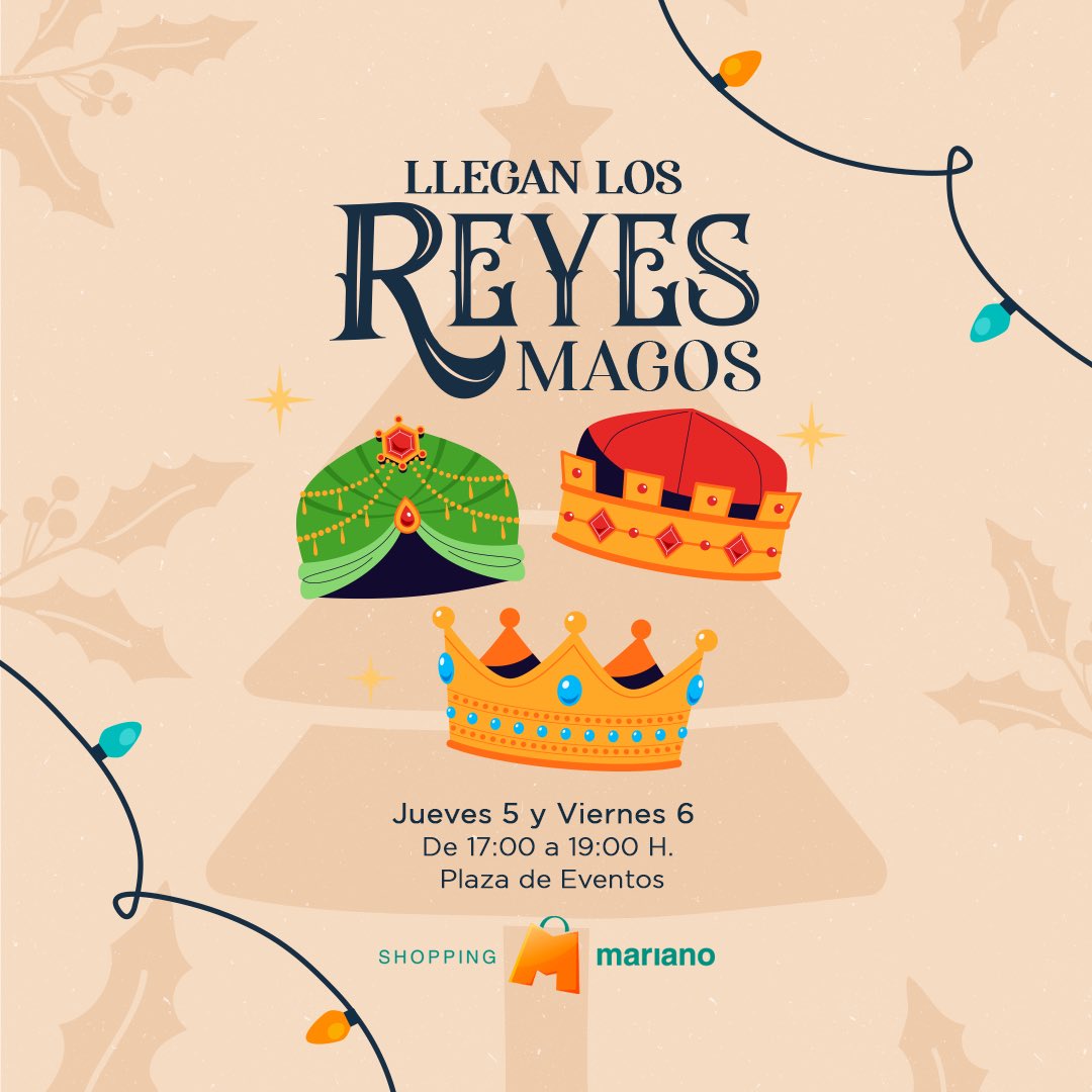 ¡Los Reyes Magos! 👑👑👑
Te esperamos este jueves y viernes para que los chicos entreguen sus cartitas y compartan un momento mágico! 💌✨